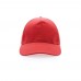 Impact AWARE™ 5 panel 280gr recycled katoenen cap, luscious red
