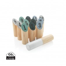 Wooden scatter set, brown