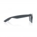 Sonnenbrille aus GRS recyceltem PC Kunststoff, grau