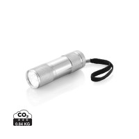 Quattro zaklamp, zilver