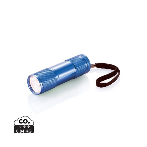 Quattro aluminium torch, blue