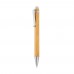 Bamboo pen. brown, silver
