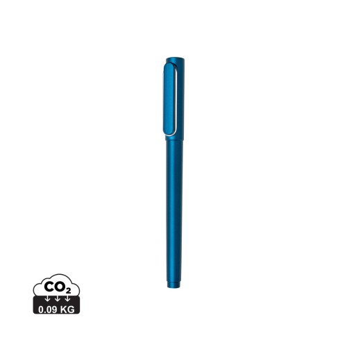 X6 pen met dop en ultra glide inkt, blauw