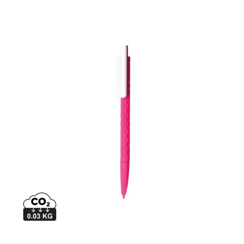 X3 RCS R-ABS pen met smooth touch. roze, wit