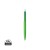 X3 RCS R-ABS pen met smooth touch. groen, wit
