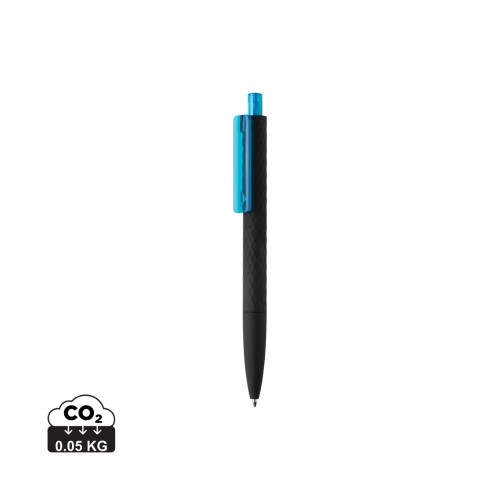 X3 RCS R-ABS smooth touch pen. lichtblauw, zwart