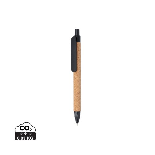 Write wheatstraw and cork pen, black