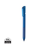 TwistLock GRS gecertificeerde gerecycled ABS balpen, blauw