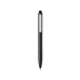 Kymi RCS-gecertificeerde gerecycled aluminium pen met stylus, zwart