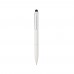 Kymi RCS certified recycled aluminium pen with stylus, white