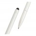 Kymi RCS certified recycled aluminium pen with stylus, white