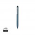 Kymi RCS certified recycled aluminium pen with stylus, royal blue