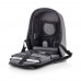 Bobby Hero Regular Anti-Diebstahl-Rucksack. grau, anthrazit Bobby Hero Regular Anti-Diebstahl-Rucksack. grau, anthrazit