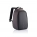 Bobby Hero Small Anti-Diebstahl-Rucksack. anthrazit, grau