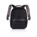 Bobby Hero Small Anti-Diebstahl-Rucksack. anthrazit, grau
