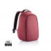 Bobby Hero Small Anti-Diebstahl-Rucksack. rot, schwarz