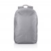 Bobby Soft. anti-diefstal rugzak. grijs, blauw
