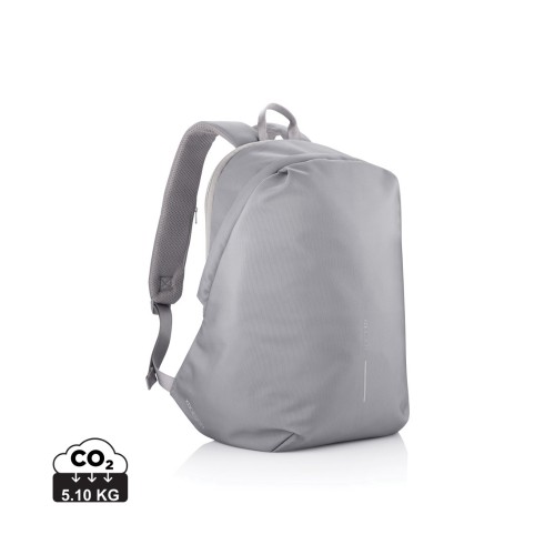 Bobby Soft. anti-diefstal rugzak. grijs, blauw