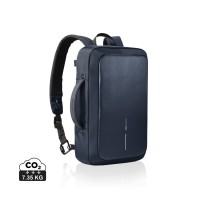 Bobby Bizz 2.0 anti-theft backpack & briefcase. navy, navy