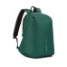 Bobby Soft. anti-theft backpack. forest green, black