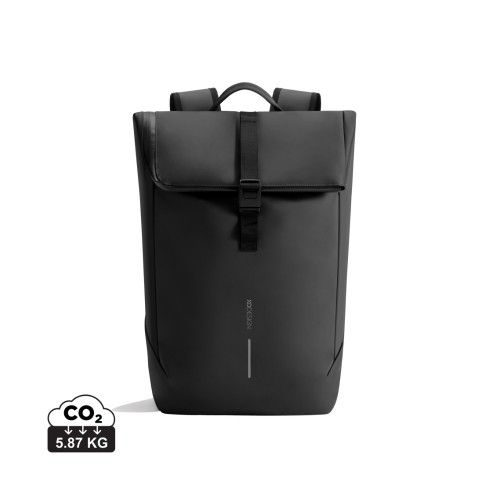 Urban waterbestendige flap-top rugzak. zwart, grijs