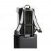 Urban Water Resistant Flap-top Backpack. off white, black