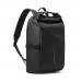 Urban Water Resistant Bike Backpack. black, grey