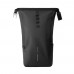 Urban Water Resistant Bike Backpack. black, grey