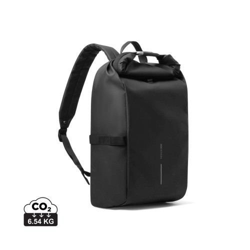 Urban Water Resistant Bike Backpack. black, grey