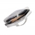 Laluka AWARE™ gerecyclede katoenen 15.4 inch laptoptas, grijs