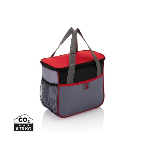 Basic Kühltasche. rot, grau Basic Kühltasche. rot, grau