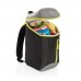 Hiking cooler backpack 10L. black, lime