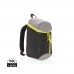 Hiking cooler backpack 10L. black, lime