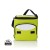 Foldable cooler bag. green, silver