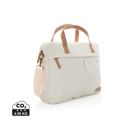 Impact AWARE™ 16 oz. rCanvas Laptop-Tasche, off white