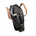 Impact AWARE™ 16 oz. recycled canvas laptop bag, black