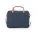 Impact AWARE™ 16 oz. recycled canvas laptop bag, blue