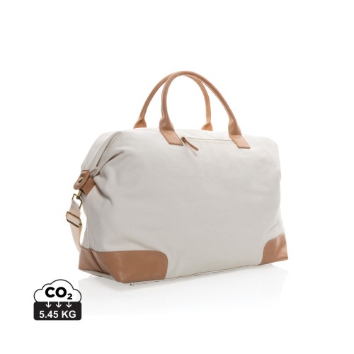 Impact AWARE™ 16 oz. rCanvas große Wochenendtasche, off white Impact AWARE™ 16 oz. rCanvas große Wochenendtasche, off white