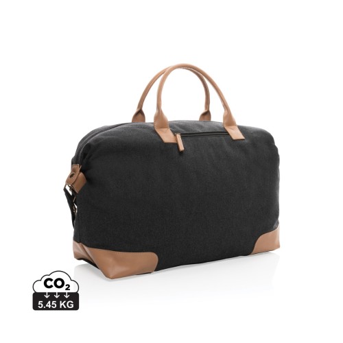 Impact AWARE™ 16 oz. rCanvas große Wochenendtasche, schwarz Impact AWARE™ 16 oz. rCanvas große Wochenendtasche, schwarz