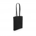 Impact AWARE™ gerecycled katoenen draagtas 330gsm, zwart