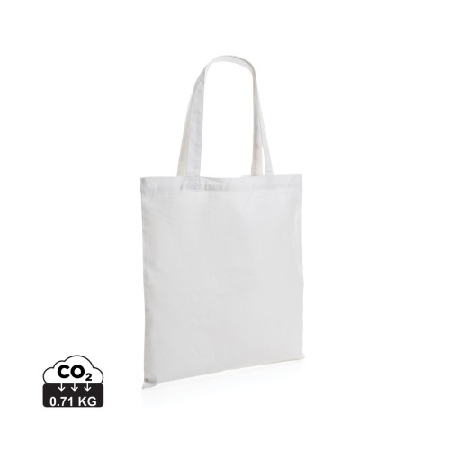 Impact AWARE™ Recycled cotton tote 145g, white
