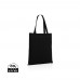 Impact AWARE™ Recycled cotton tote 145g, black