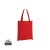 Impact AWARE™ Recycled cotton tote 145g, red
