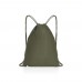 Impact AWARE™ recycled cotton drawstring backpack 145g, green