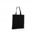 Impact AWARE™ recycelte Baumwolltasche 145gr mit Boden, schwarz Impact AWARE™ recycelte Baumwolltasche 145gr mit Boden, schwarz