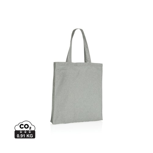Impact AWARE™ recycelte Baumwolltasche 145gr mit Boden, grau
