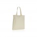 Impact AWARE™ gerecycled katoenen draagtas met bodem 145gsm, gebroken wit