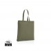 Impact AWARE™ gerecycled katoenen draagtas met bodem 145gsm, groen