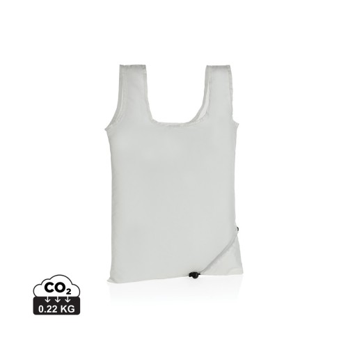 Impact AWARE™ RPET 190T faltbarer Shopper, weiß Impact AWARE™ RPET 190T faltbarer Shopper, weiß