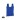 Impact AWARE™ RPET 190T faltbarer Shopper, blau